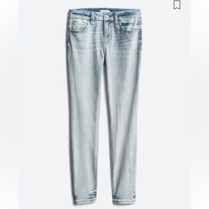 Midrise skinny stretch jean size 12, inseam, 29 inches